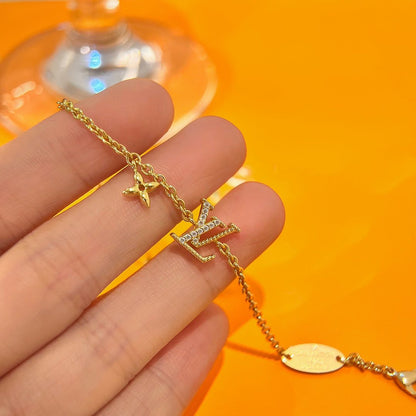[⭐Reverie Jewels]LOGO STAR MOTIF GOLD BRACELET