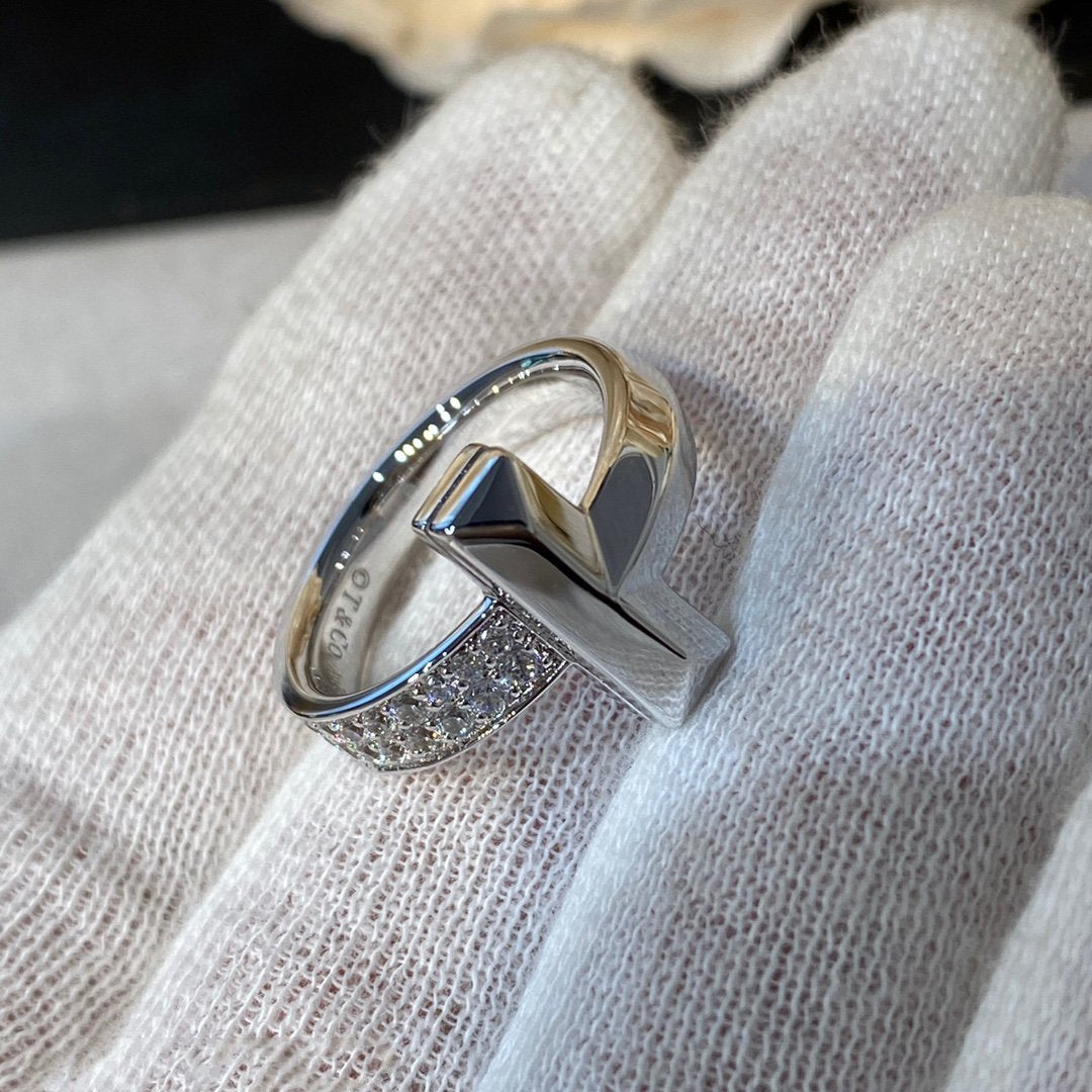 [Reverie Jewels]T WIRE MEDIUM DIAMOND RING