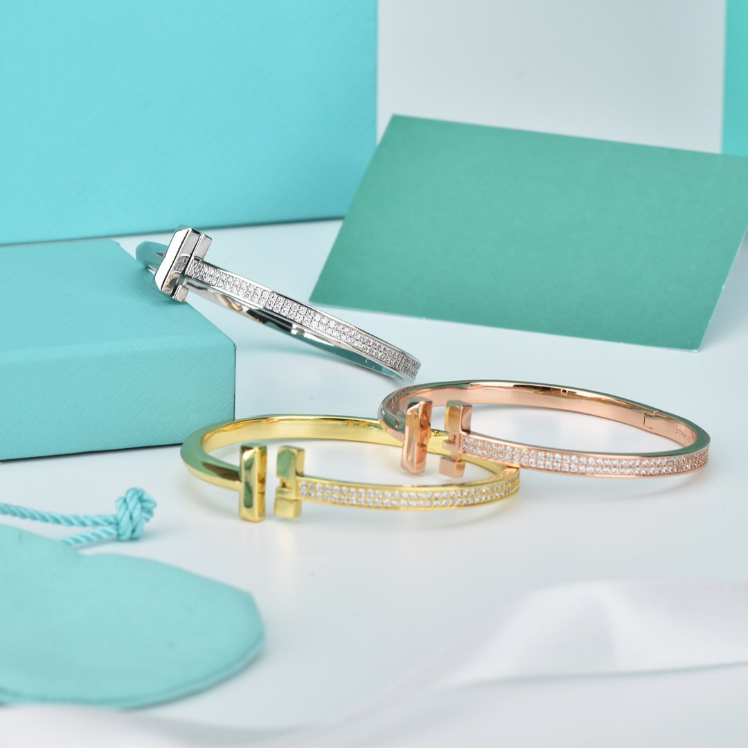 [Reverie Jewels]WIDE DIAMONDS HINGED BANGLE