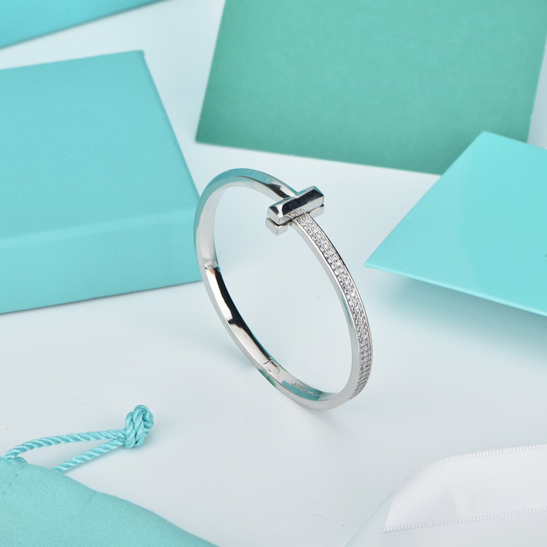 [Reverie Jewels]WIDE DIAMONDS HINGED BANGLE