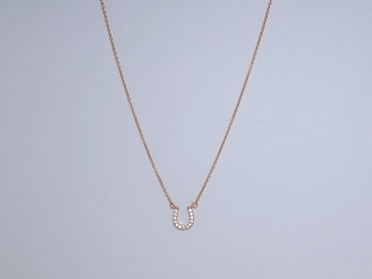 [Reverie Jewels]U PEDANT DIAMOND NECKLACE