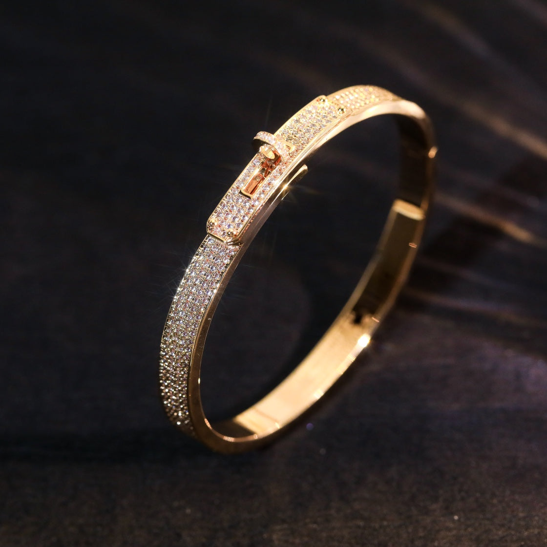 [⭐Reverie Jewels]KELLY BRACELET DIAMOND PAVED