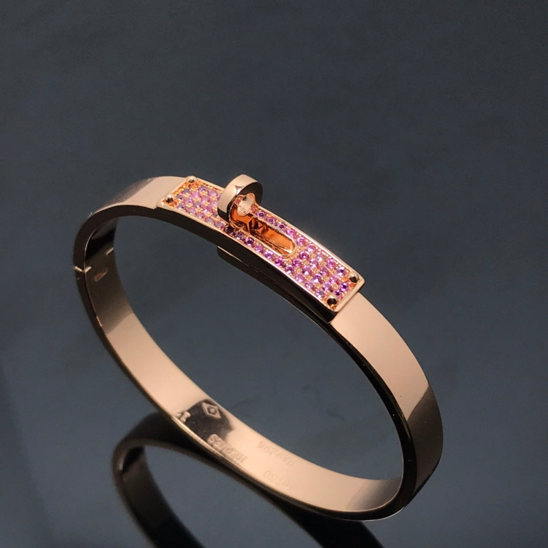 [⭐Reverie Jewels]KELLY BRACELET PINK DIAMOND
