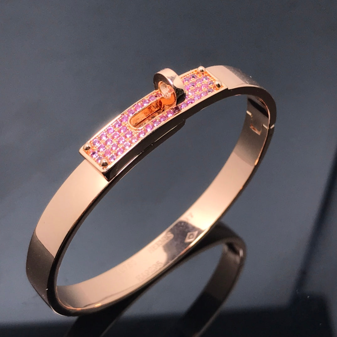 [⭐Reverie Jewels]KELLY BRACELET PINK DIAMOND