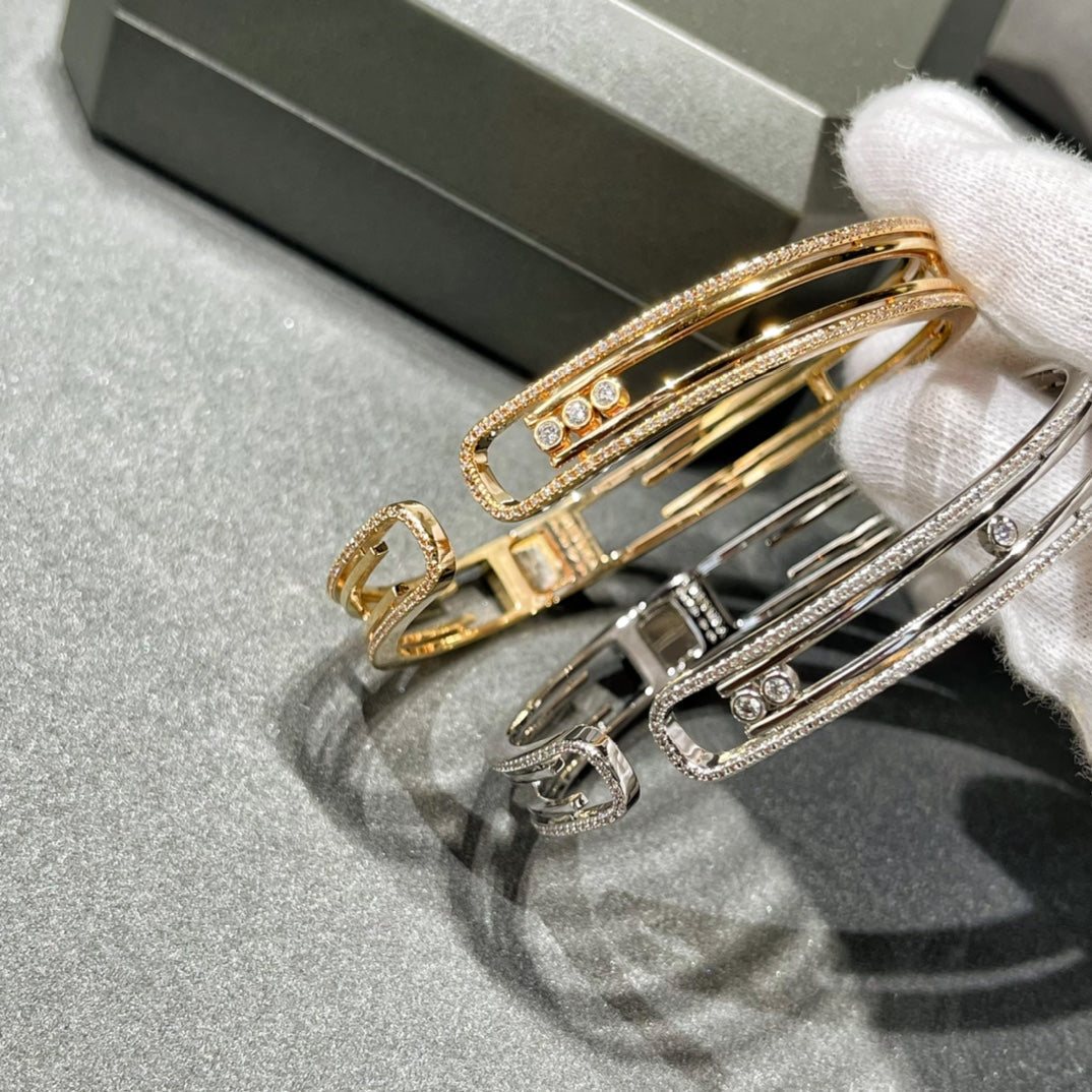 [⭐Reverie Jewels]MOVE 10TH PAVED DIAMOND BRACELET
