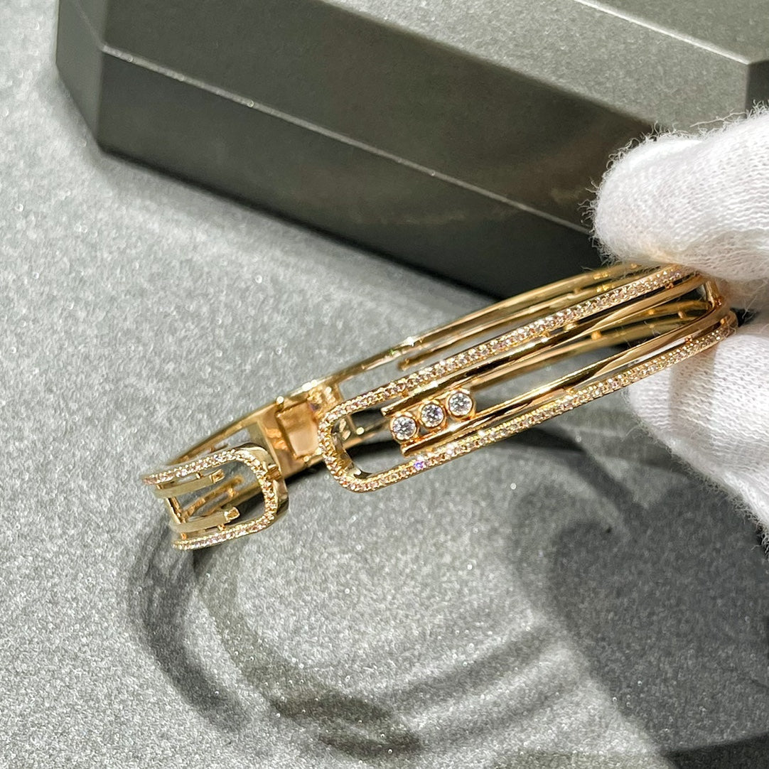 [⭐Reverie Jewels]MOVE 10TH PAVED DIAMOND BRACELET