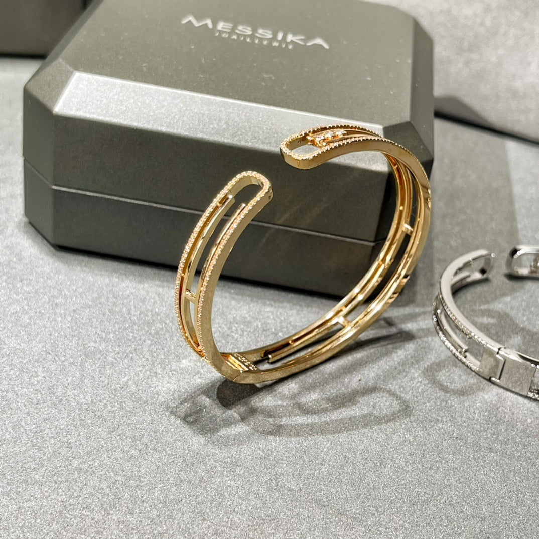 [⭐Reverie Jewels]MOVE 10TH PAVED DIAMOND BRACELET