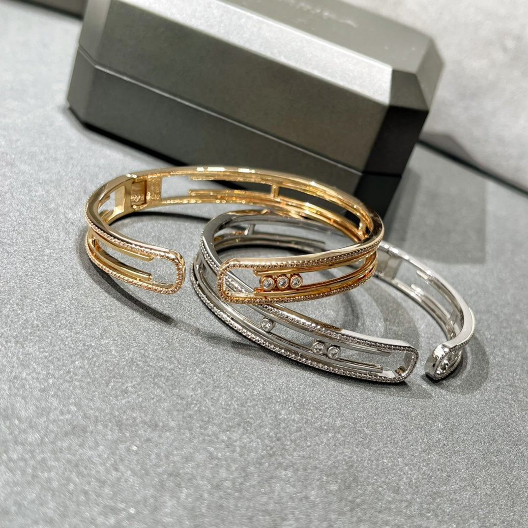 [⭐Reverie Jewels]MOVE 10TH PAVED DIAMOND BRACELET