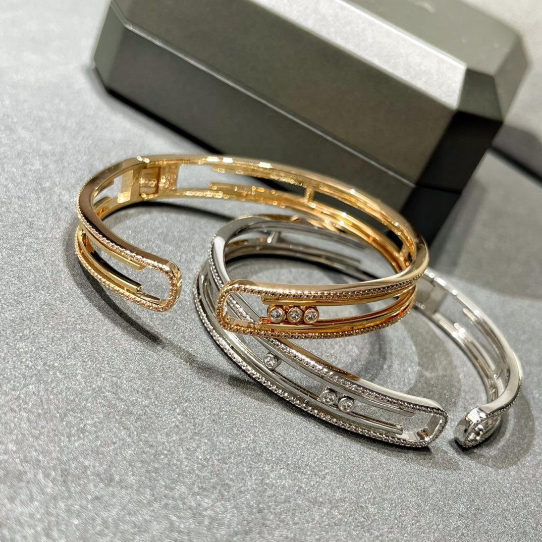 [⭐Reverie Jewels]MOVE 10TH PAVED DIAMOND BRACELET
