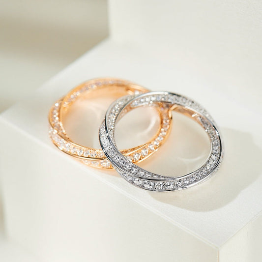 [Reverie Jewels]SPIRAL DIAMOND RING