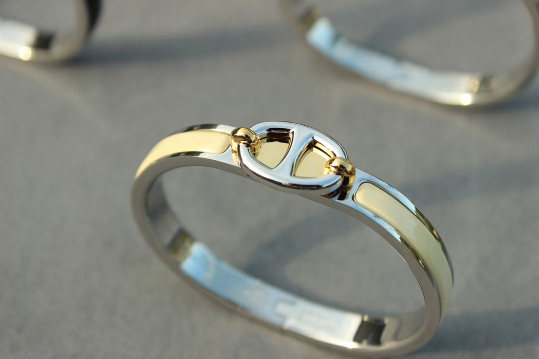 [⭐Reverie Jewels]CLIC CHAINE SILVER BRACELET