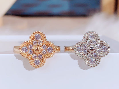 [⭐Reverie Jewels]CLOVER DIAMOND RING