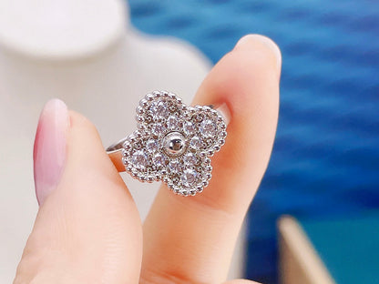 [⭐Reverie Jewels]CLOVER DIAMOND RING