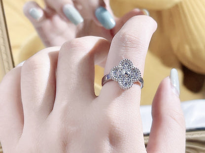 [⭐Reverie Jewels]CLOVER DIAMOND RING