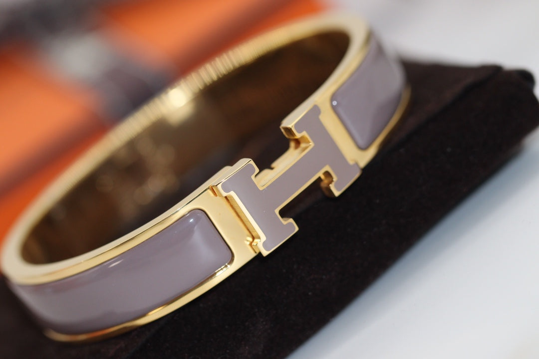 [⭐Reverie Jewels]H BRACELET 12MM BROWN
