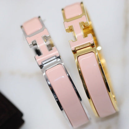 [⭐Reverie Jewels]H BRACELET 12MM PINK
