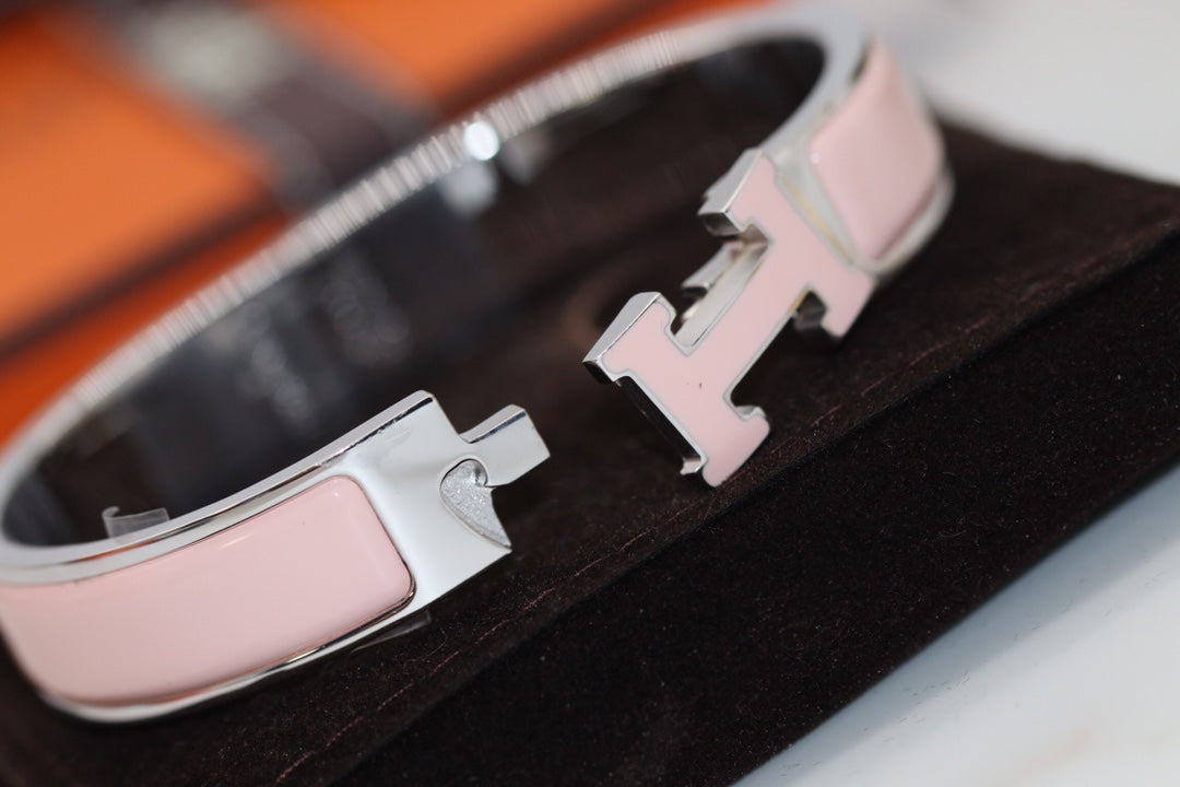 [⭐Reverie Jewels]H BRACELET 12MM PINK