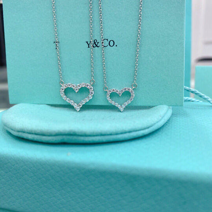 [Reverie Jewels]HEART-SHAPED DIAMOND NECKLACE