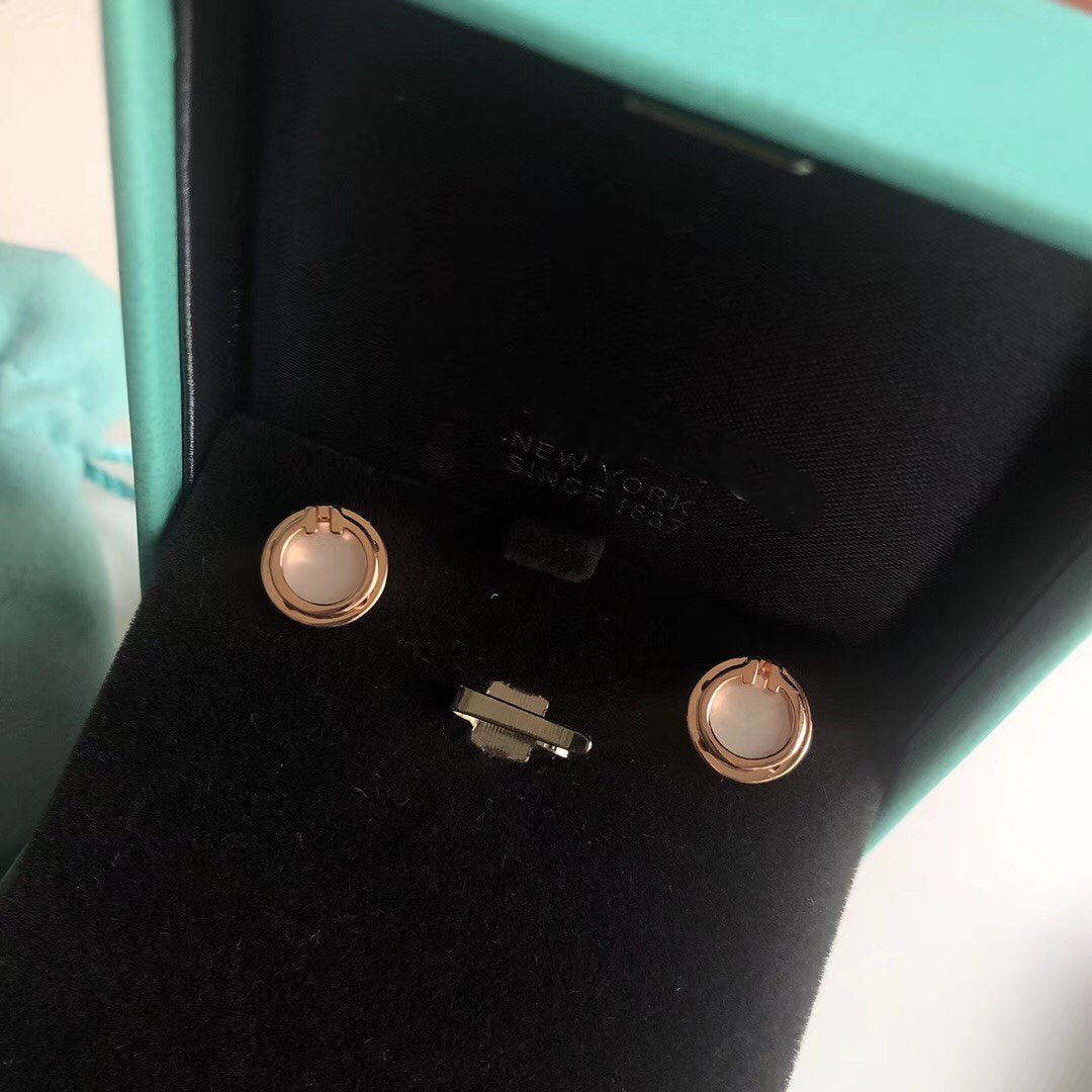 [Reverie Jewels]PEARL CIRCLE EARRINGS MOTHER