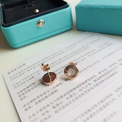 [Reverie Jewels]PEARL CIRCLE EARRINGS MOTHER