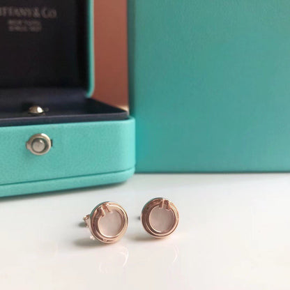 [Reverie Jewels]PEARL CIRCLE EARRINGS MOTHER