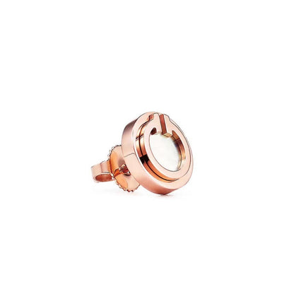 [Reverie Jewels]PEARL CIRCLE EARRINGS MOTHER