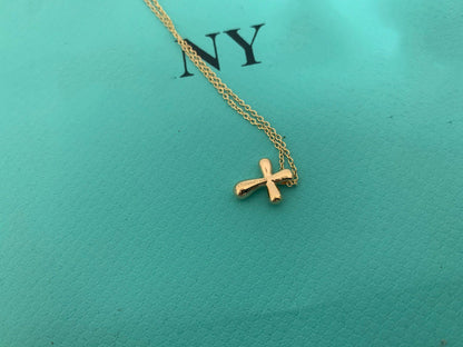 [Reverie Jewels]CROSS PENDANT MINI BARE CROSS NECKLACE