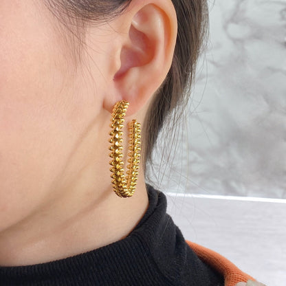 [⭐Reverie Jewels]CLASH HOOP EARRINGS
