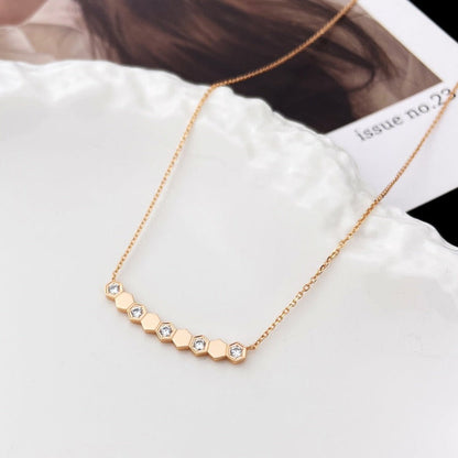 [⭐Reverie Jewels]BEE MY LOVE DIAMOND NECKLACE