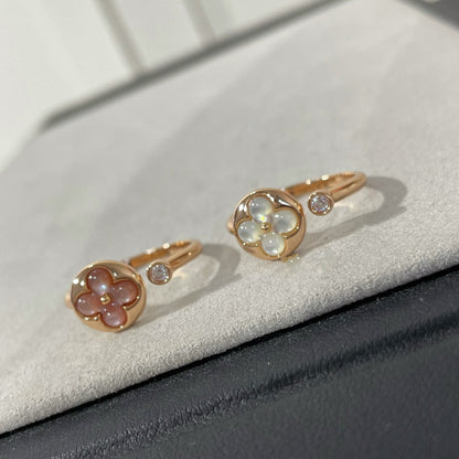 [⭐Reverie Jewels]SUN 1 DIAMOND PINK MOP RING