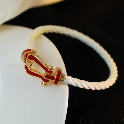 [⭐Reverie Jewels]FORCE 10 WHITE TEXTILE DIAMOND PAVED