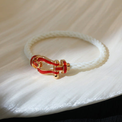 [⭐Reverie Jewels]FORCE 10 WHITE TEXTILE DIAMOND PAVED