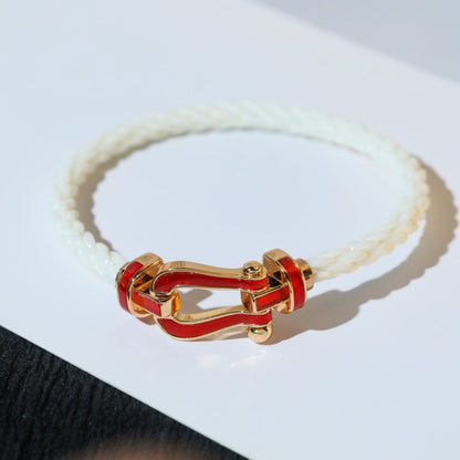 [⭐Reverie Jewels]FORCE 10 WHITE TEXTILE DIAMOND PAVED