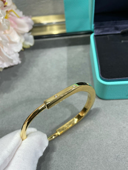 [Reverie Jewels]LOCK BRACELET 8 DIAMOND