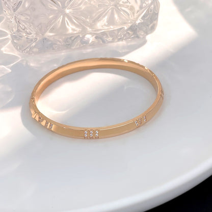 [Reverie Jewels]ATLAS BRACELET 6MM DIAMOND PINK GOLD