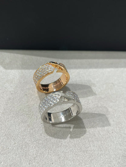 [⭐Reverie Jewels]LIENS EVIDENCE  DIAMOND PAVED RING