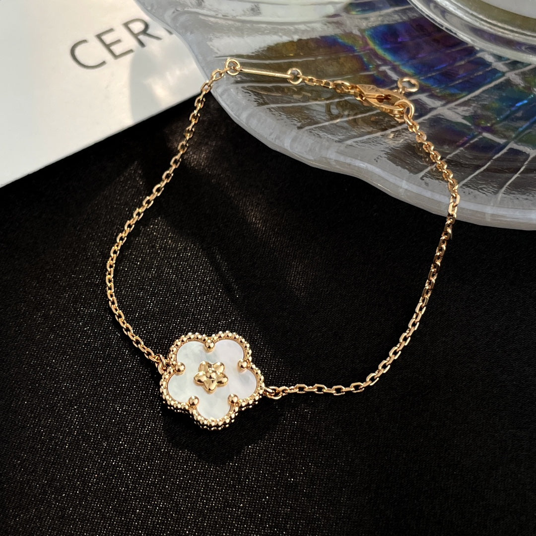 [⭐Reverie Jewels]LUCKY SPRING ROSE GOLD MOP BRACELET