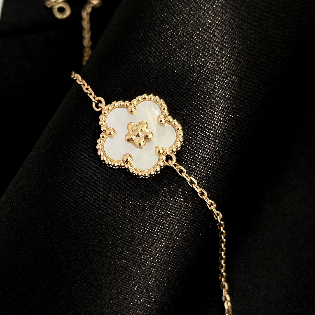[⭐Reverie Jewels]LUCKY SPRING ROSE GOLD MOP BRACELET