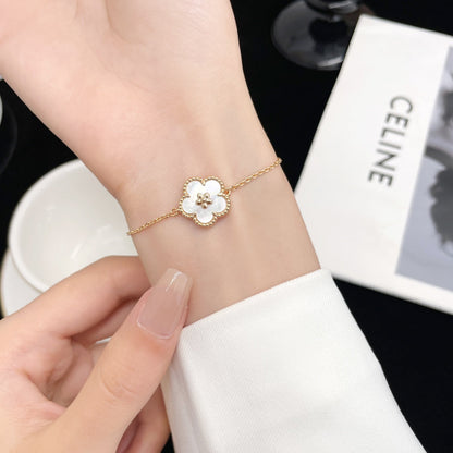 [⭐Reverie Jewels]LUCKY SPRING ROSE GOLD MOP BRACELET