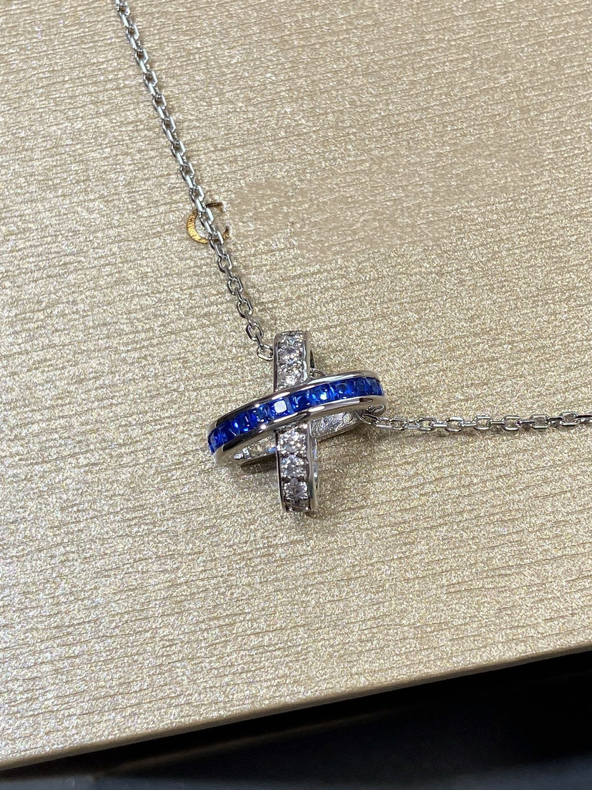 [⭐Reverie Jewels]LIENS DIAMOND SILVER NECKLACE