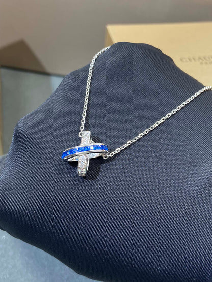[⭐Reverie Jewels]LIENS DIAMOND SILVER NECKLACE
