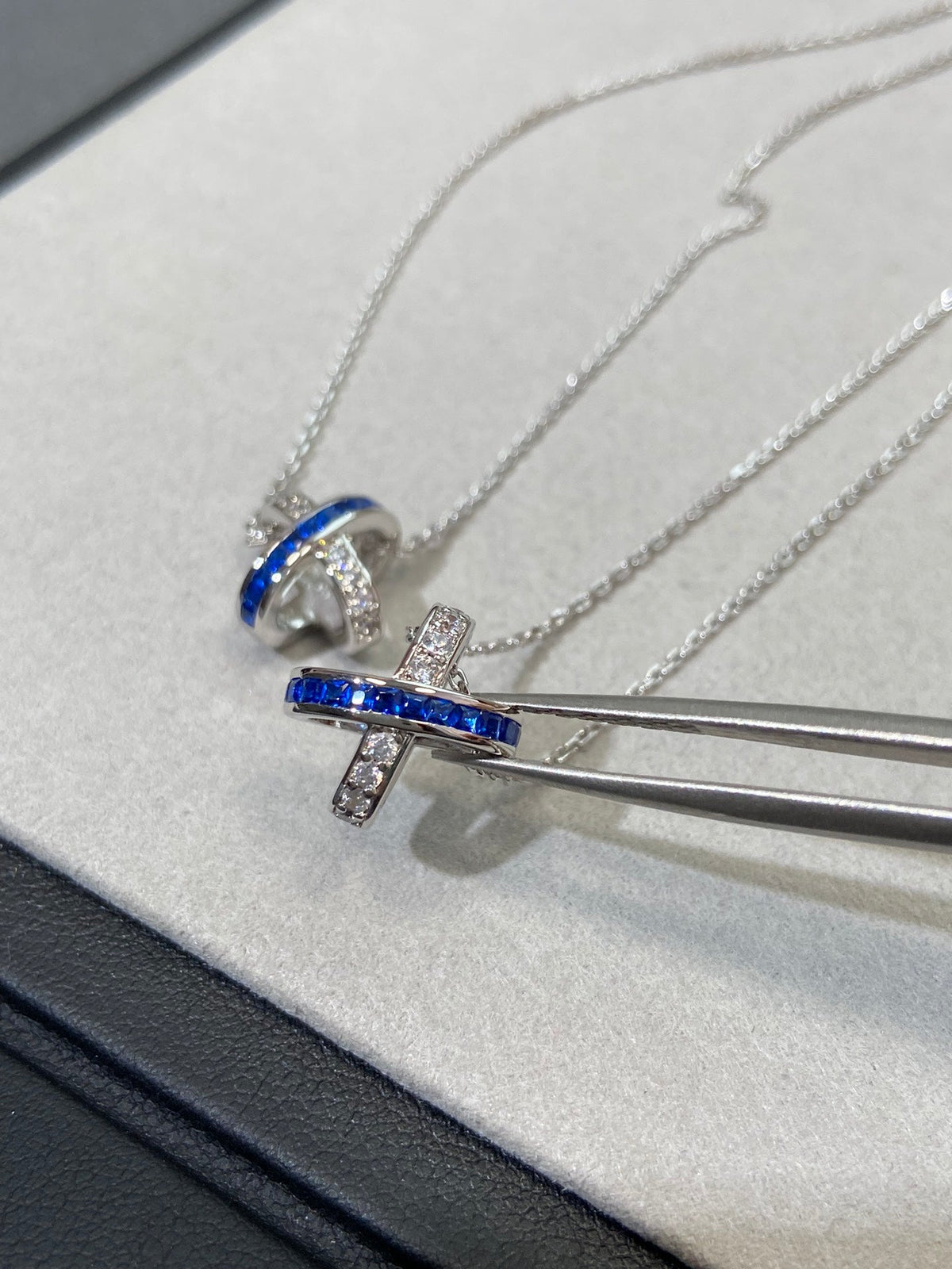 [⭐Reverie Jewels]LIENS DIAMOND SILVER NECKLACE