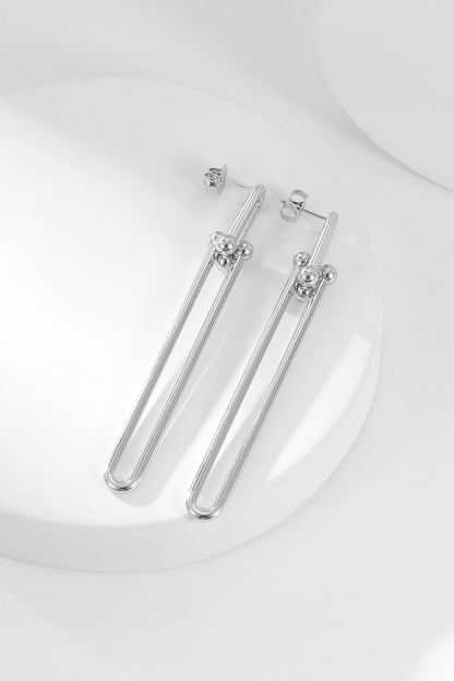 [Reverie Jewels]HARDWEAR LONG DROP EARRINGS