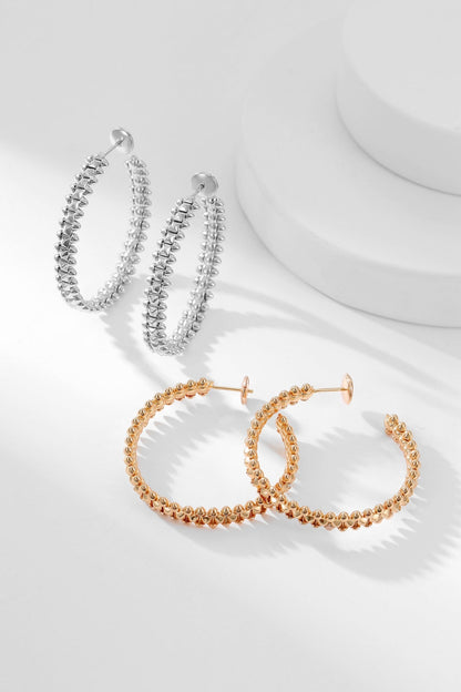 [⭐Reverie Jewels]CLASH HOOP EARRINGS