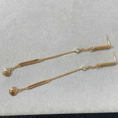 [⭐Reverie Jewels]CHAINE CHAOS DIAMOND DROP EARRINGS