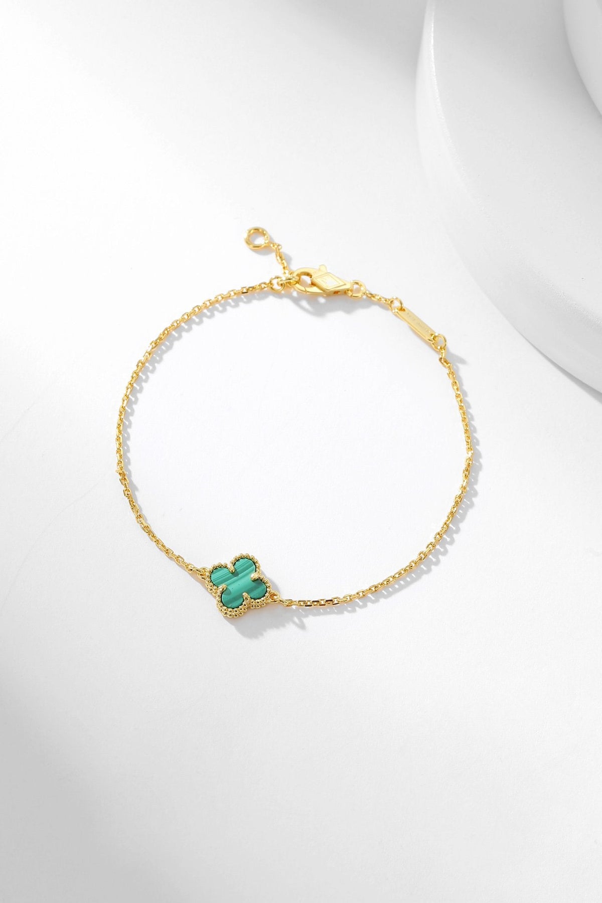 [⭐Reverie Jewels]CLOVER BRACELET MALACHITE 1 MOTIF