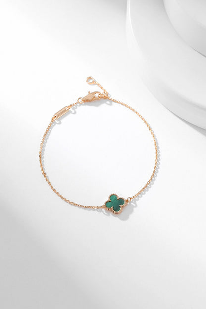 [⭐Reverie Jewels]CLOVER BRACELET MALACHITE 1 MOTIF