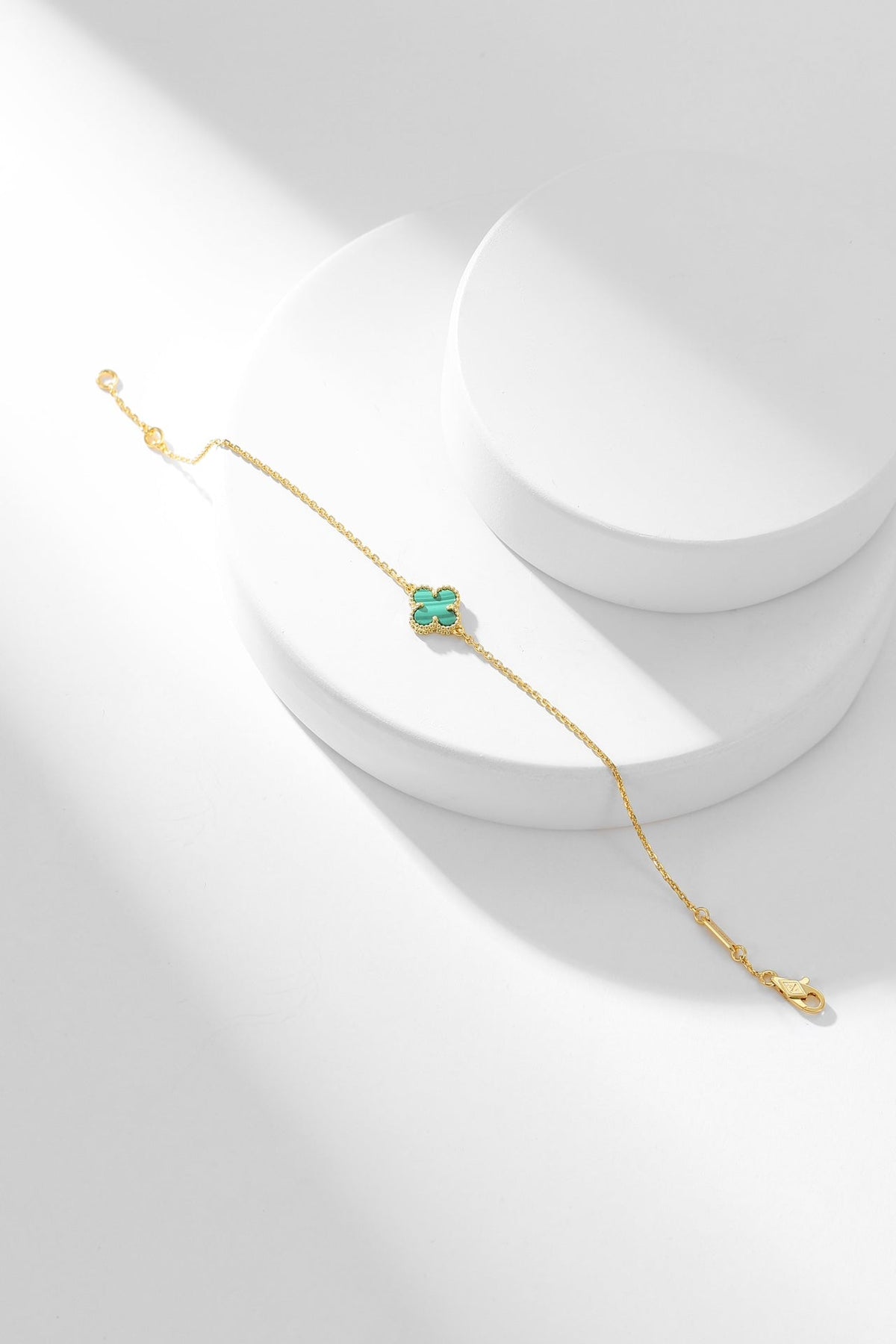 [⭐Reverie Jewels]CLOVER BRACELET MALACHITE 1 MOTIF