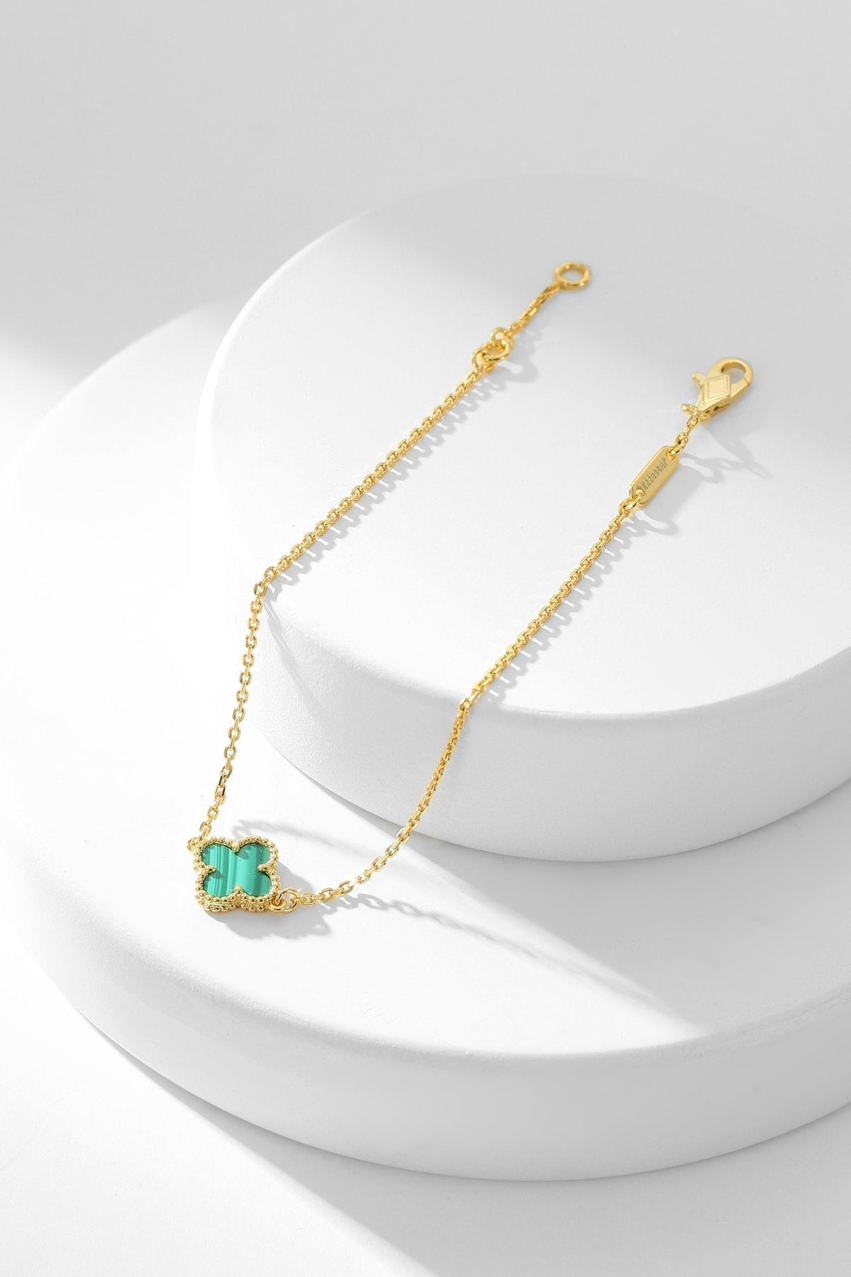 [⭐Reverie Jewels]CLOVER BRACELET MALACHITE 1 MOTIF