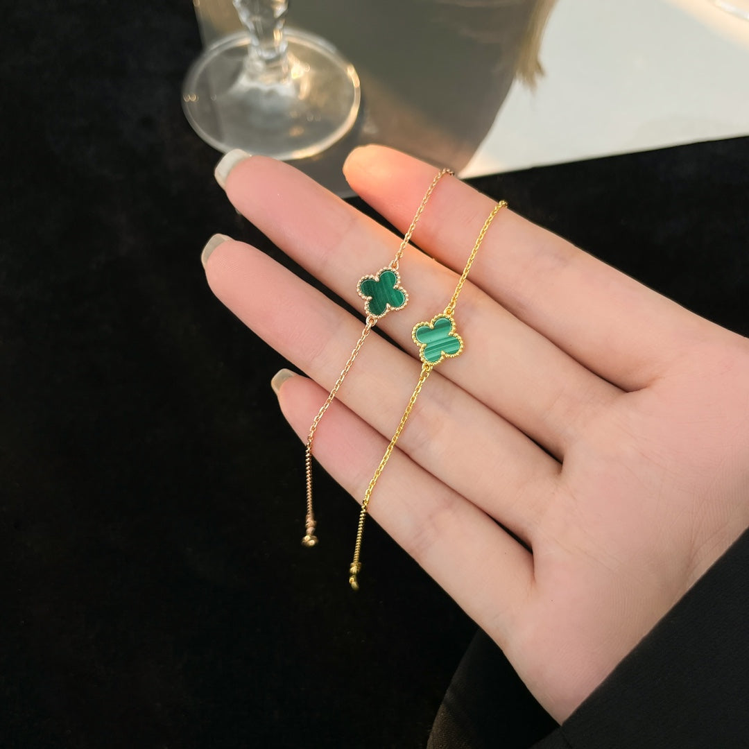 [⭐Reverie Jewels]CLOVER BRACELET MALACHITE 1 MOTIF